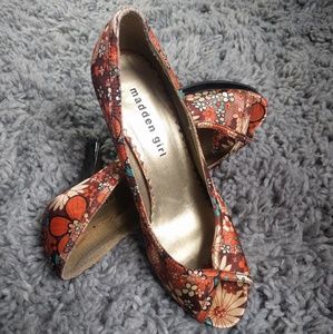 Floral Madden Girl Heels